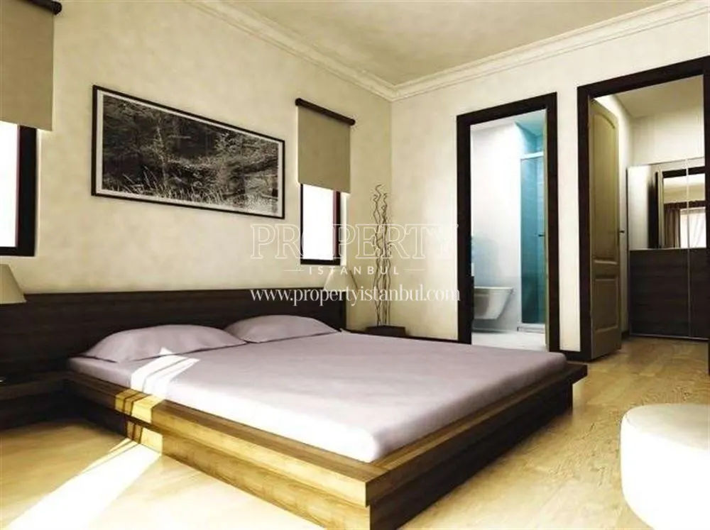 A bedroom in Atasehir Premium