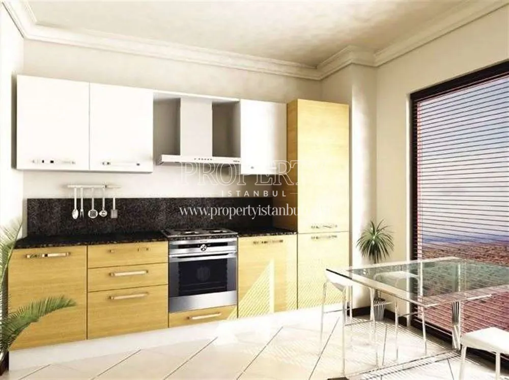 A kitchen in Atasehir Premium