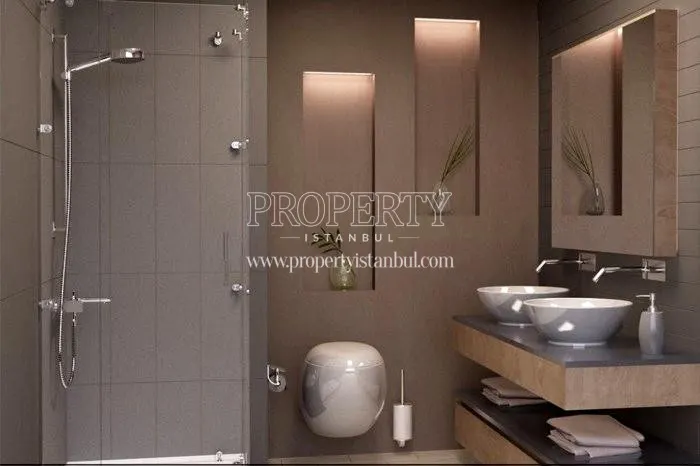 A bathroom in Bella Residence