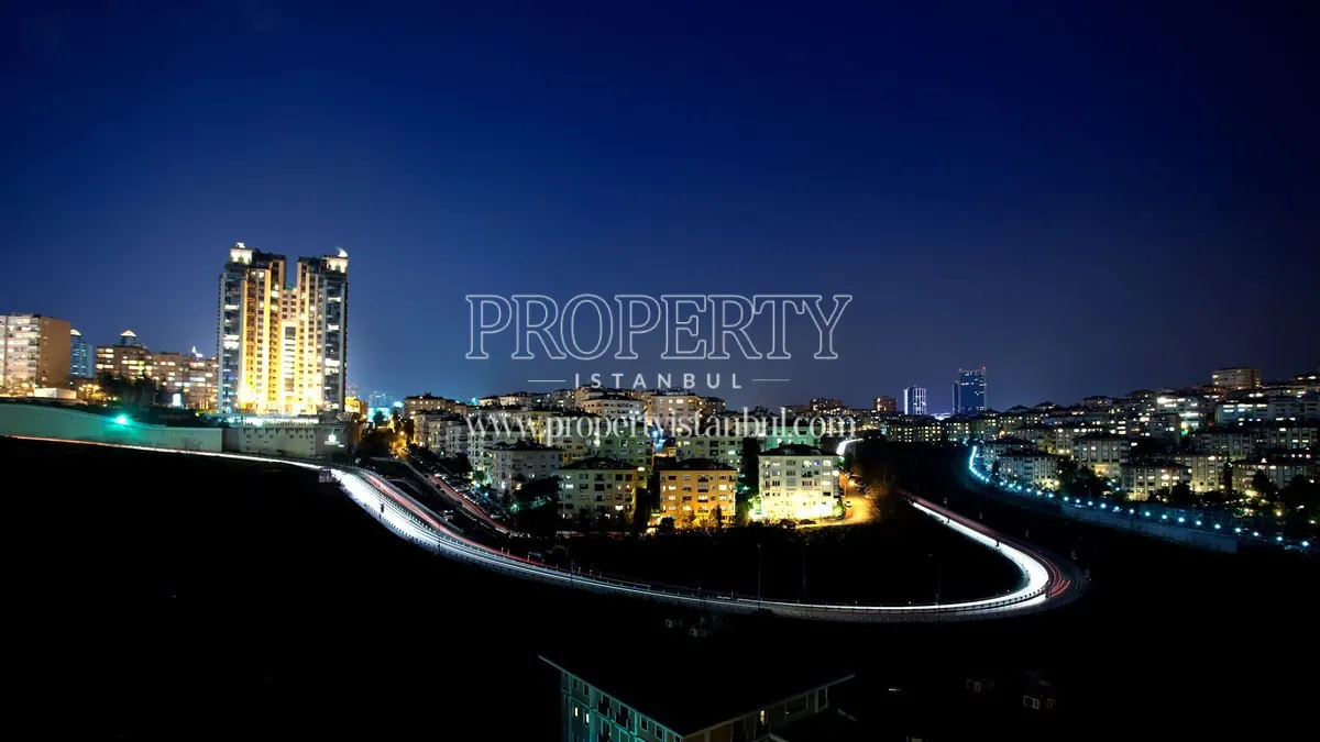 Bellevue Residence project at night
