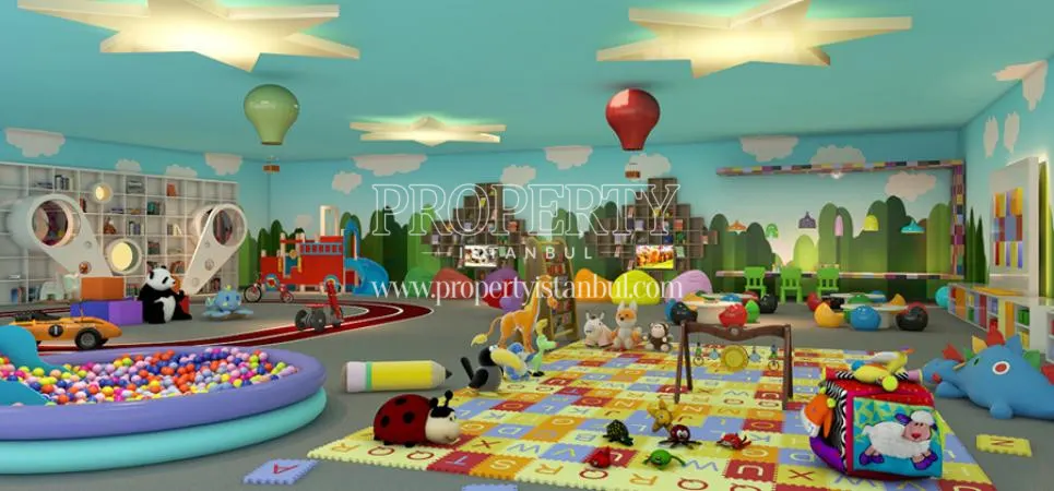 Playground area in Beykonak Evleri