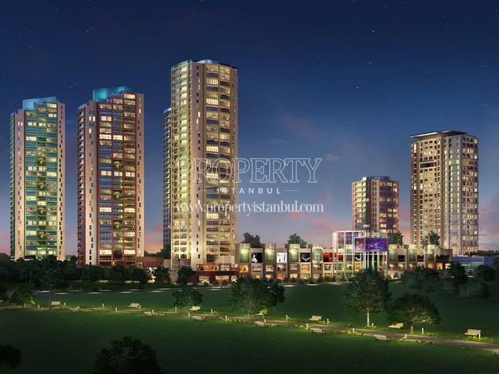 Brandium Atasehir at night