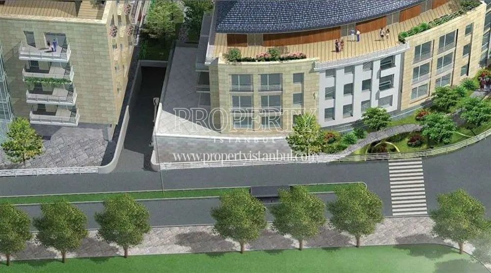 Garage exit of Capital Courtyard