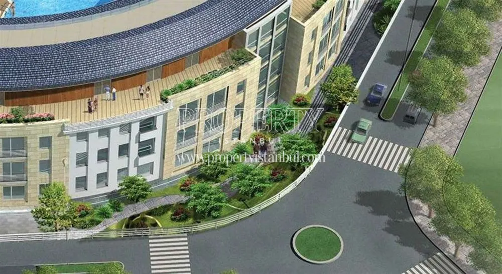 The corner of the Capital Courtyard complex