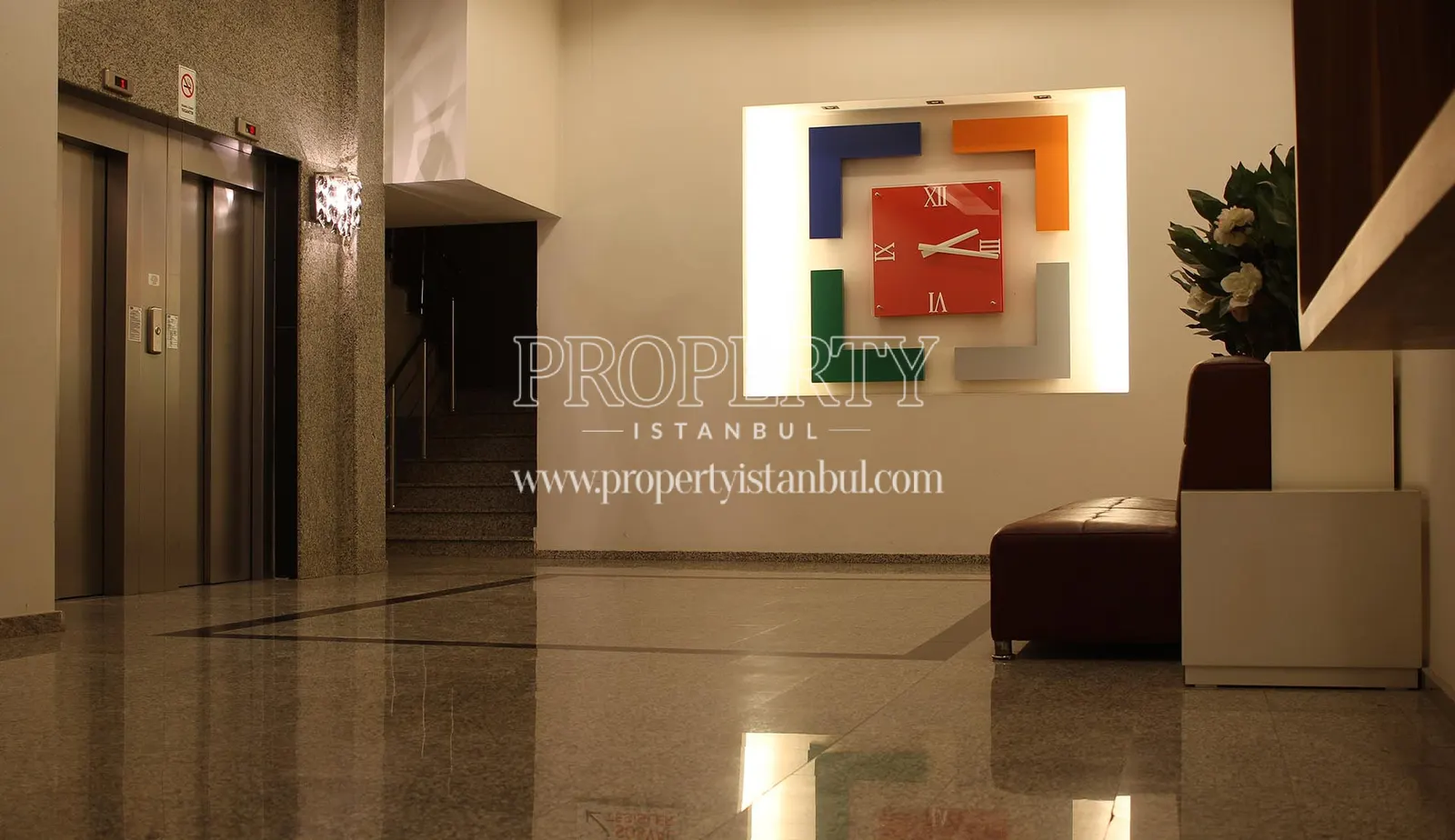 Corner Town building corridor