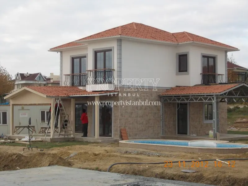 One of the villas in Deep Blue Guzelce