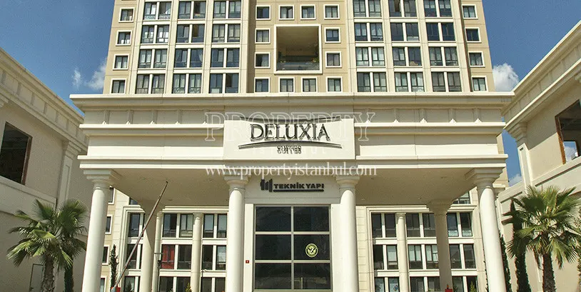 The entrance of Deluxia Dragos