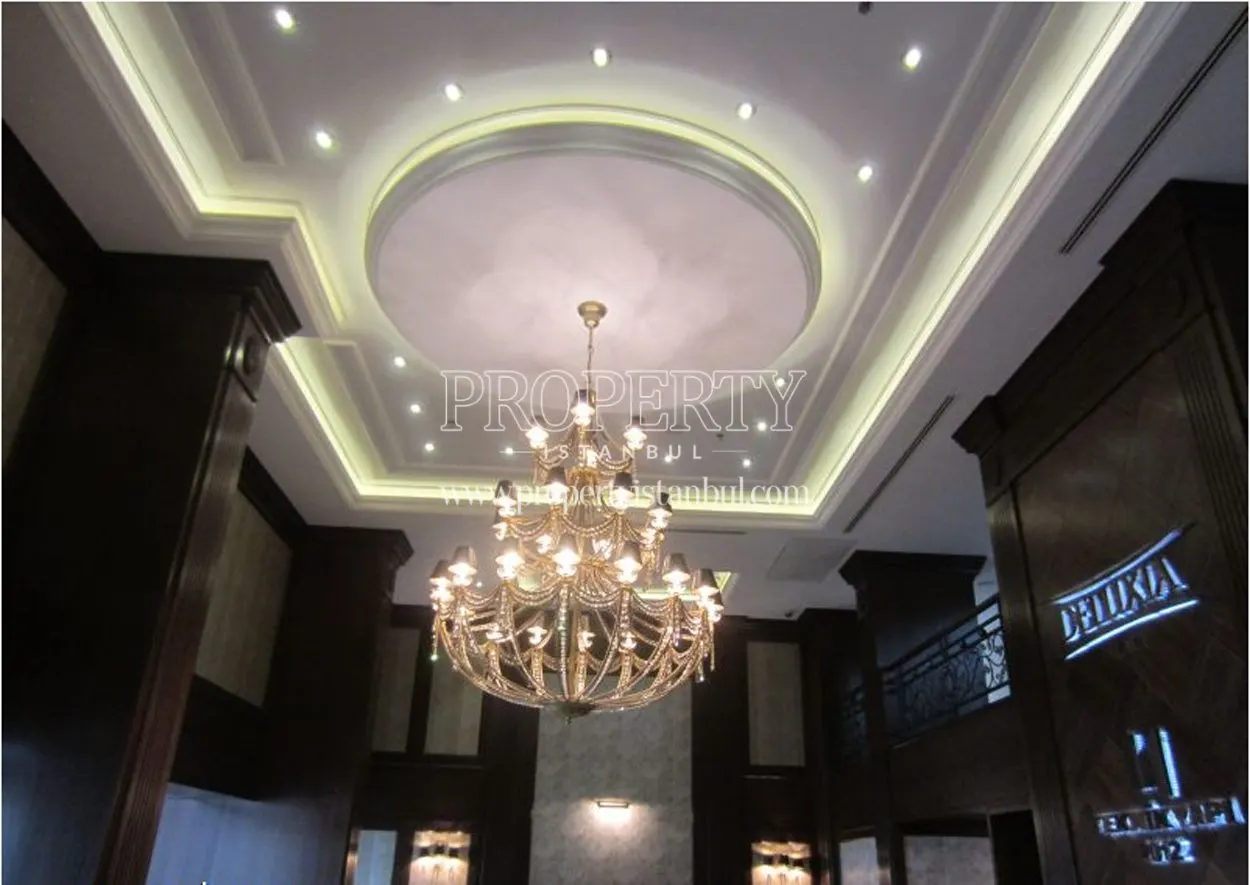 The corridor of the Deluxia Suites building