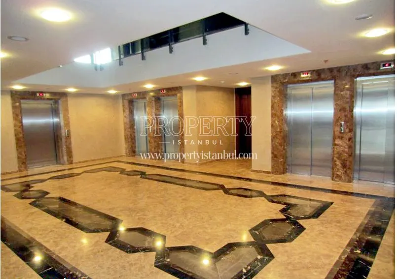 The corridor of the Deluxia Suites building