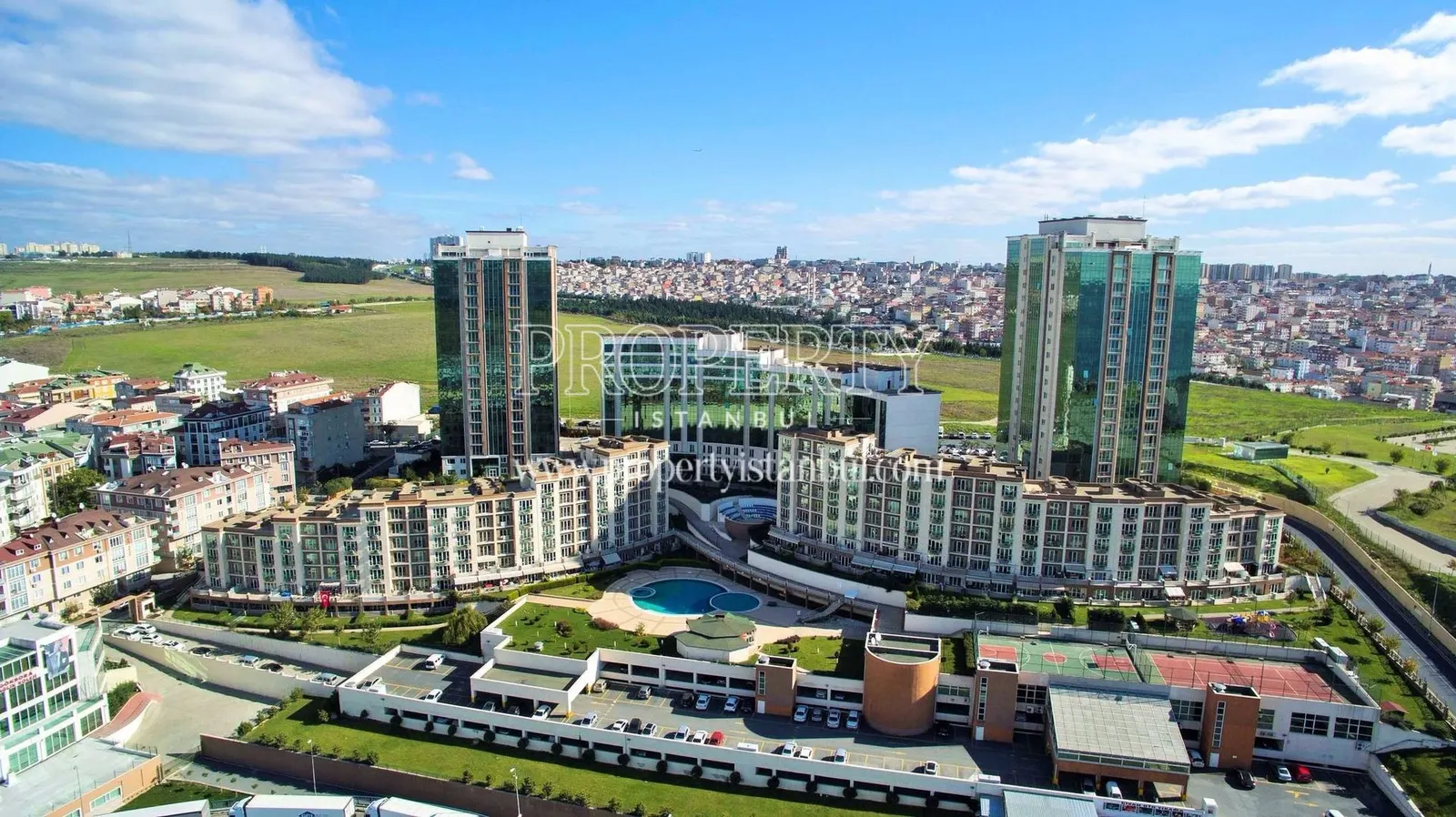 Divan Residence compound from above