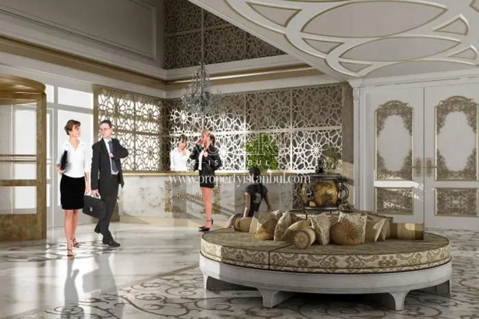 The lobby of Elit Grand Palas