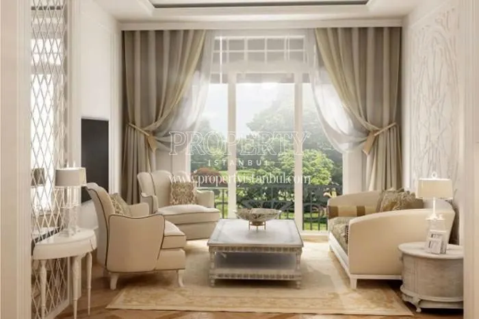 A living room in Elit Grand Palas