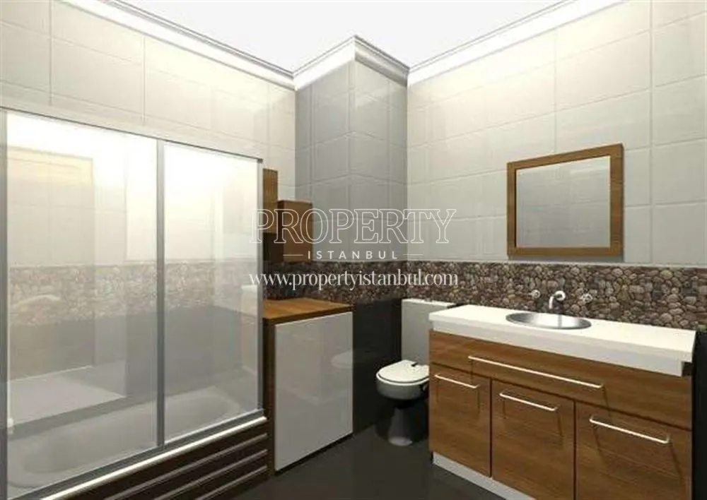A bathroom project from Erguvan Platin Evleri