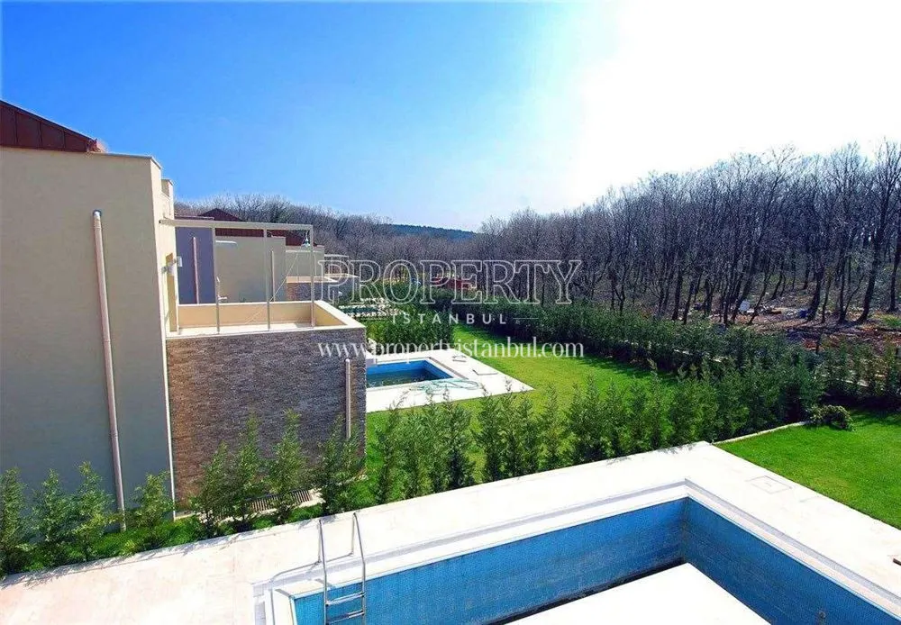 A villa with a private swimming pool in Essa Royal
