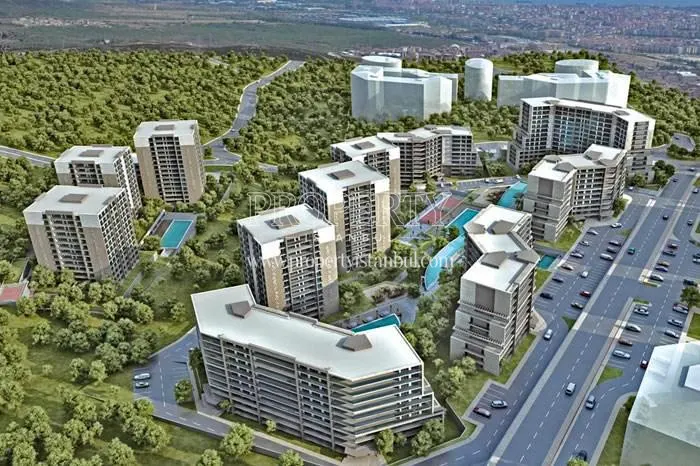 Evora Istanbul project from the top