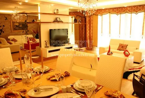 The luxury living room with the white goods in Flora City