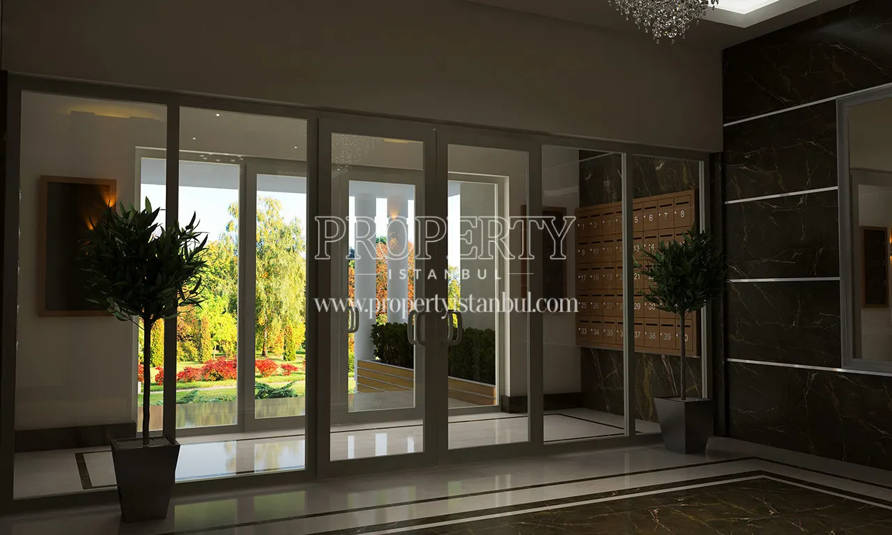 The entrance of the building in the Gate Of Anatolia project