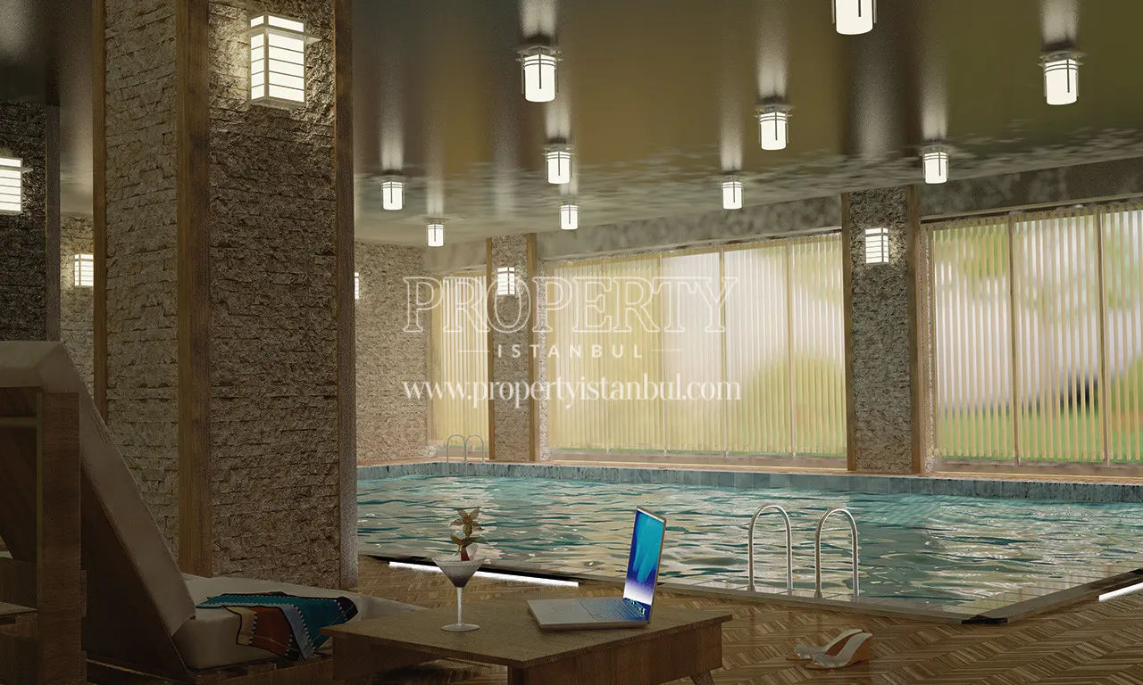 Indoor swimming pool in the Gate Of Anatolia project