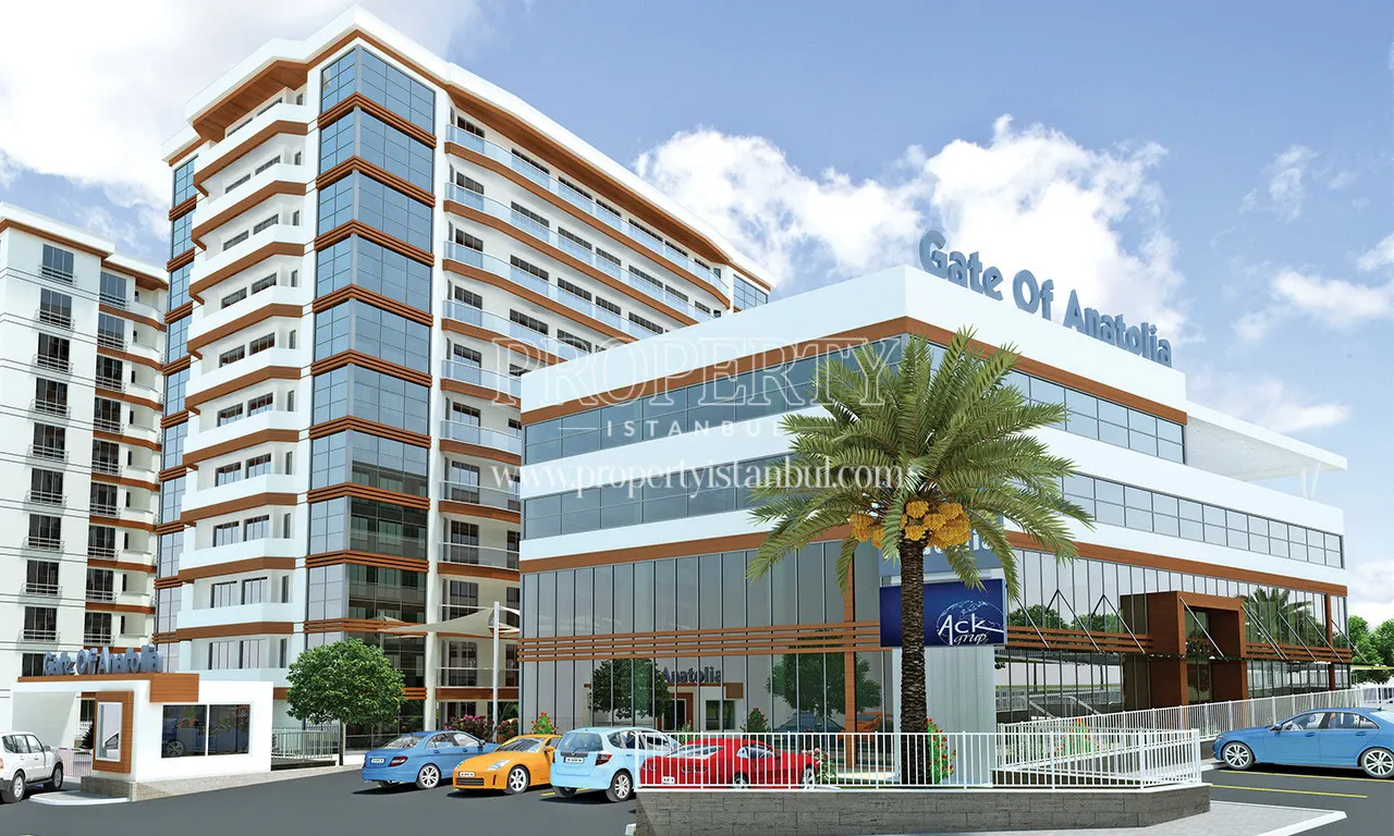 The buildings in the Gate Of Anatolia project