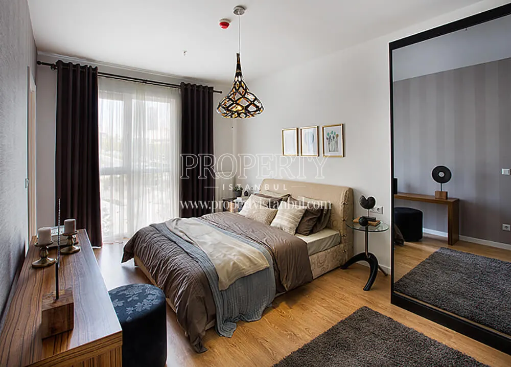 A bedroom in the Hep Istanbul project