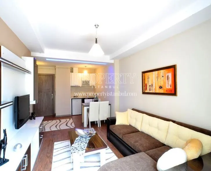 The living room of one of the units in Hera Club Residence