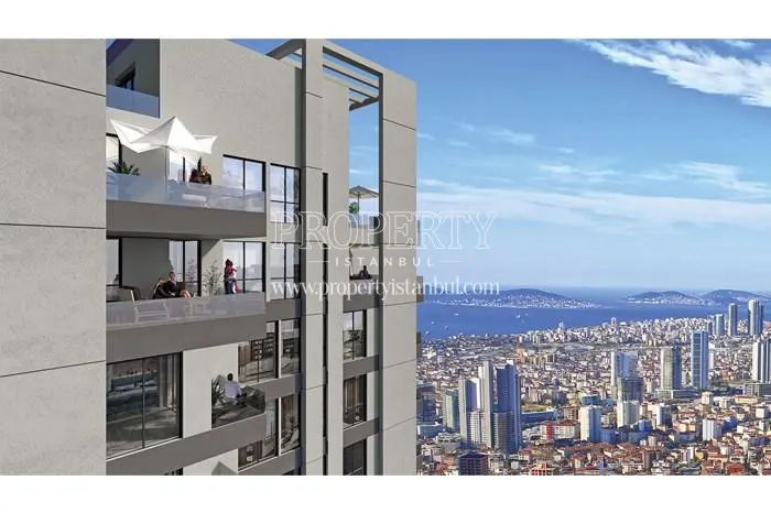 The sea and land view from Heran Istanbul