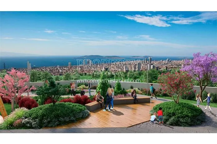 The viewing terrace in Heran Istanbul