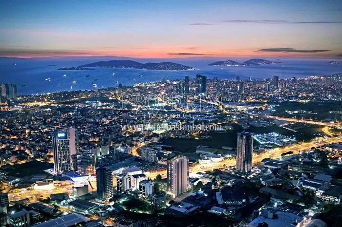 Panoramic view of the whole district with Home Diamond