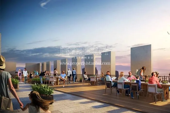 The cafe on the Home Diamond terrace
