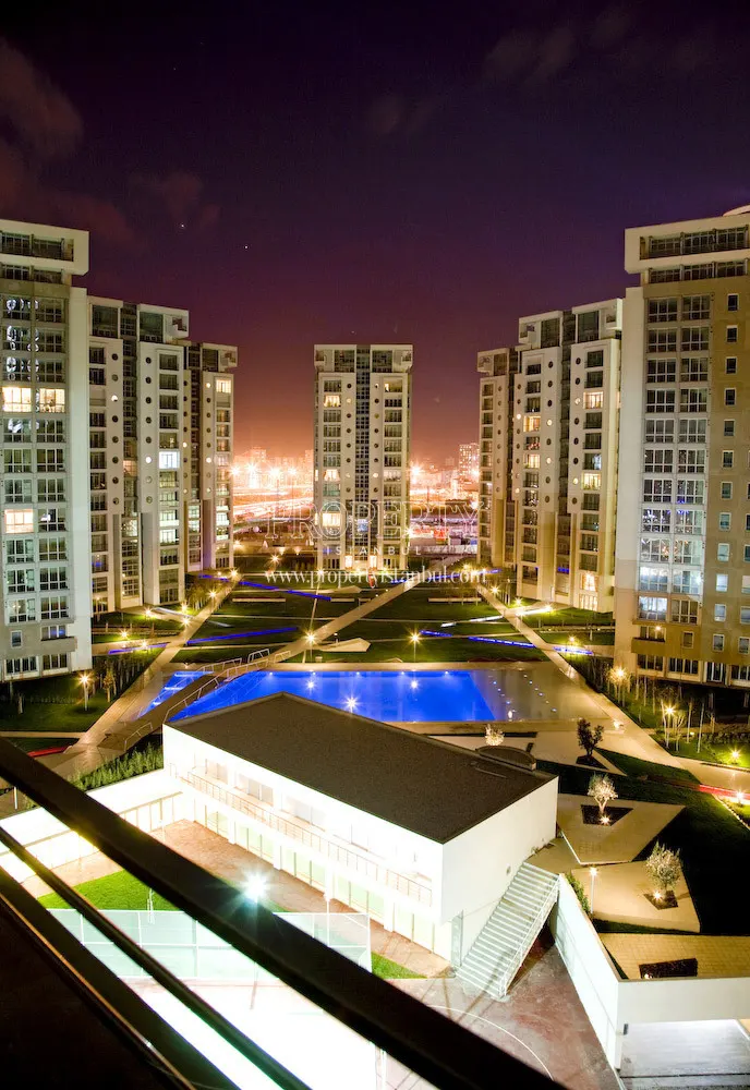 Incity project at night