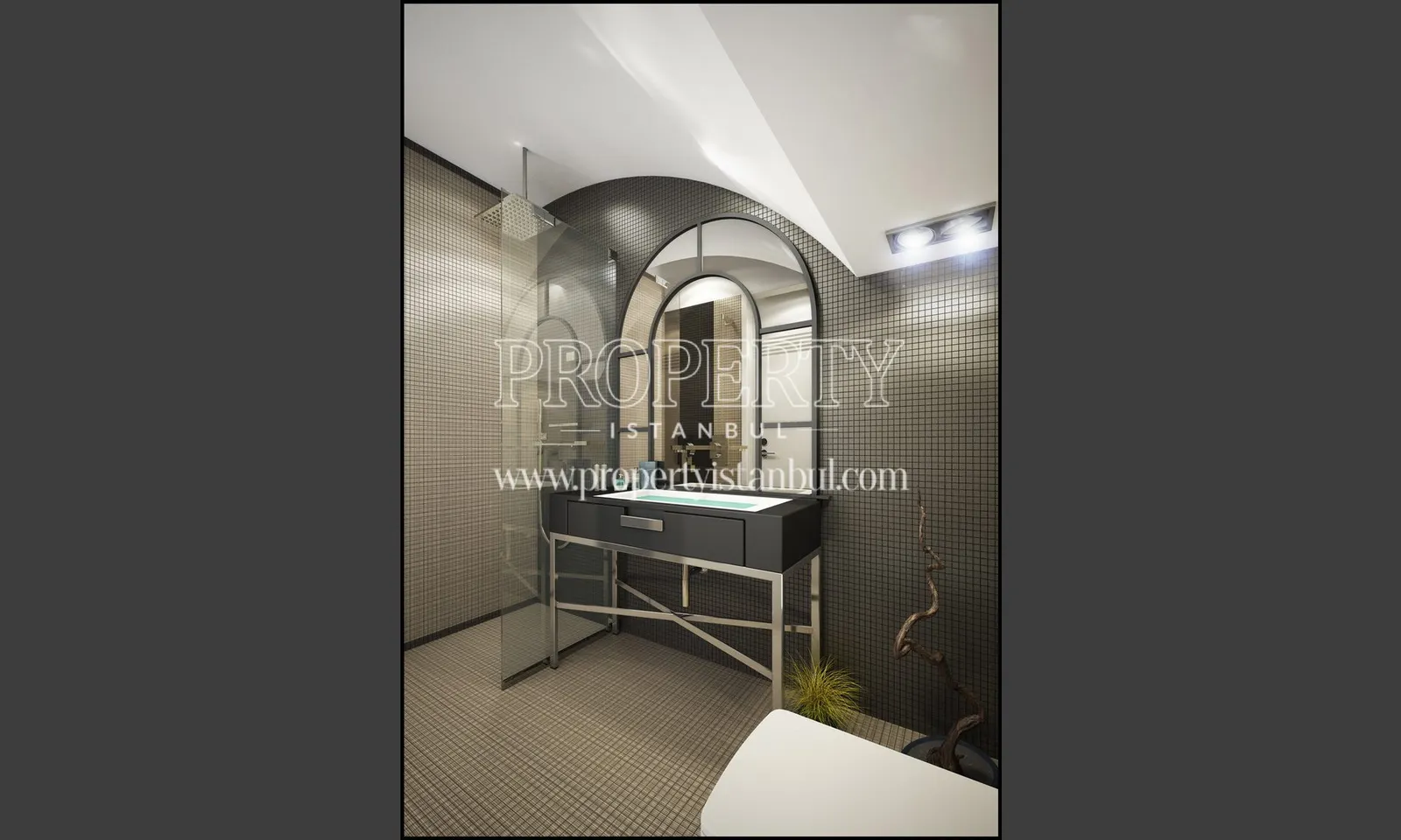 A bathroom in Iroko Konaklari