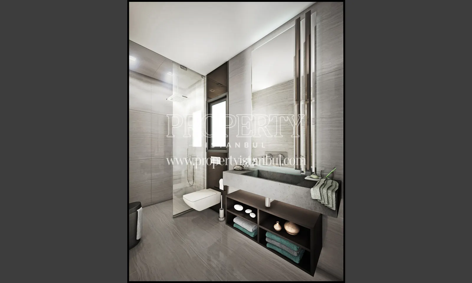 A bathroom in Iroko Konaklari