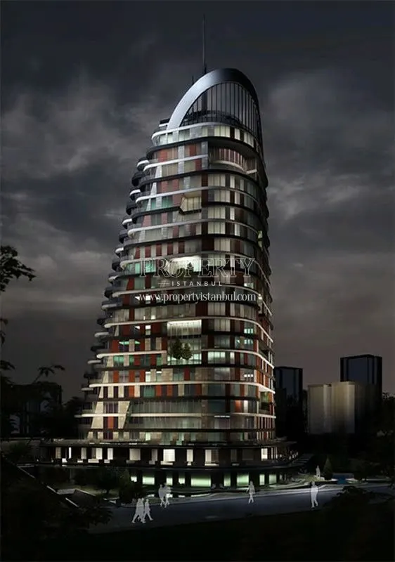 Istanbul Emprada project at night