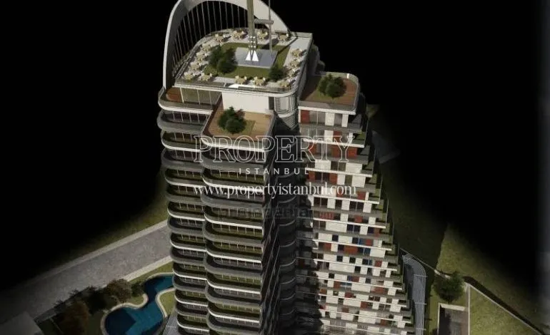 The top floor of Istanbul Emprada project