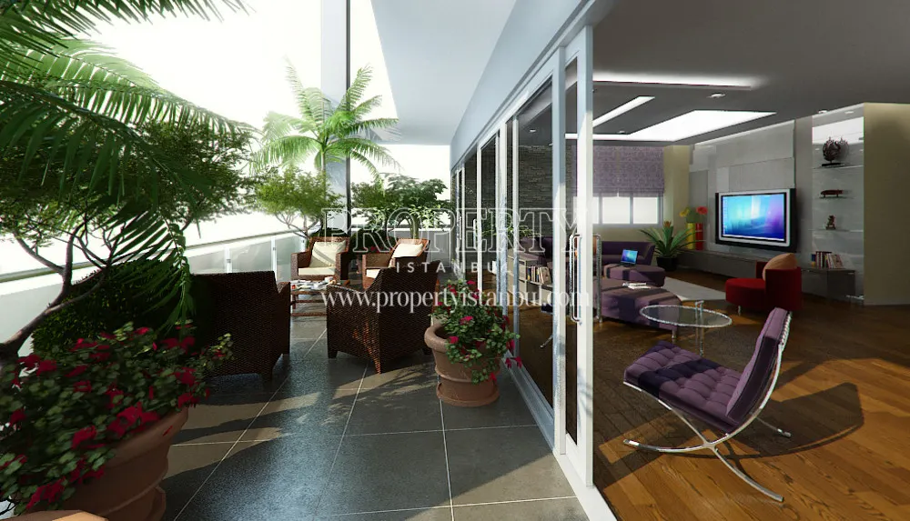 An office with a terrace in Kent Neriva