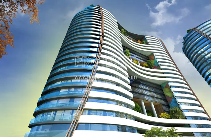 A tower of the Kentplus Kadikoy project