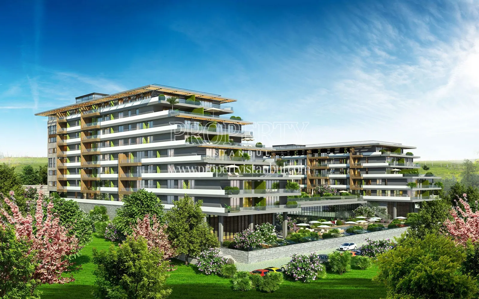 Konformist Residence buildings from the corner