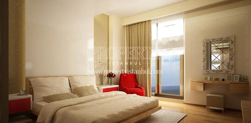 A bedroom in Maritza Residence Atasehir