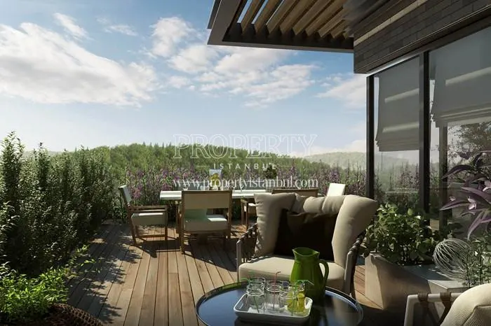 The balcony in Mesa Orman Cubuklu units
