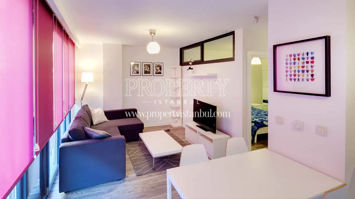 A living room in Mika Studios