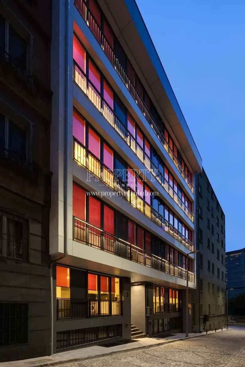 Mika Studios project at night