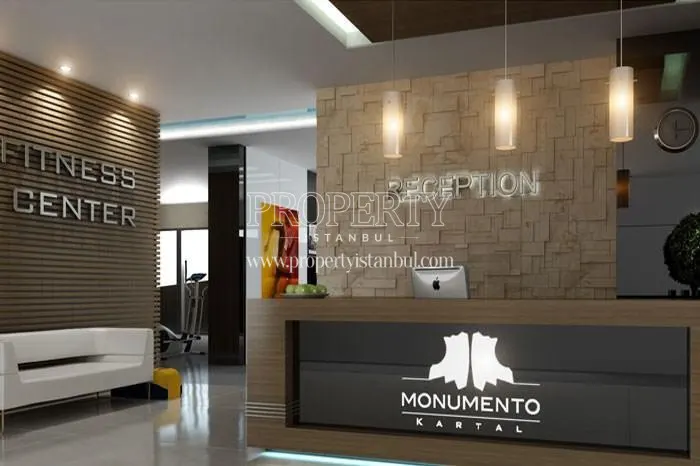 The reception of the Monumento Kartal tower