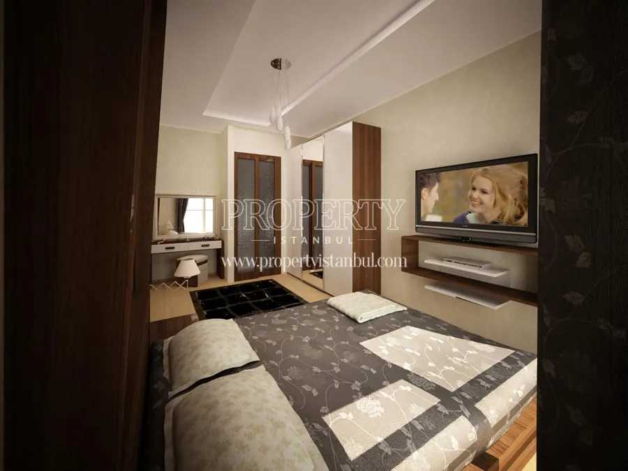One of the bedrooms in Mor Residence