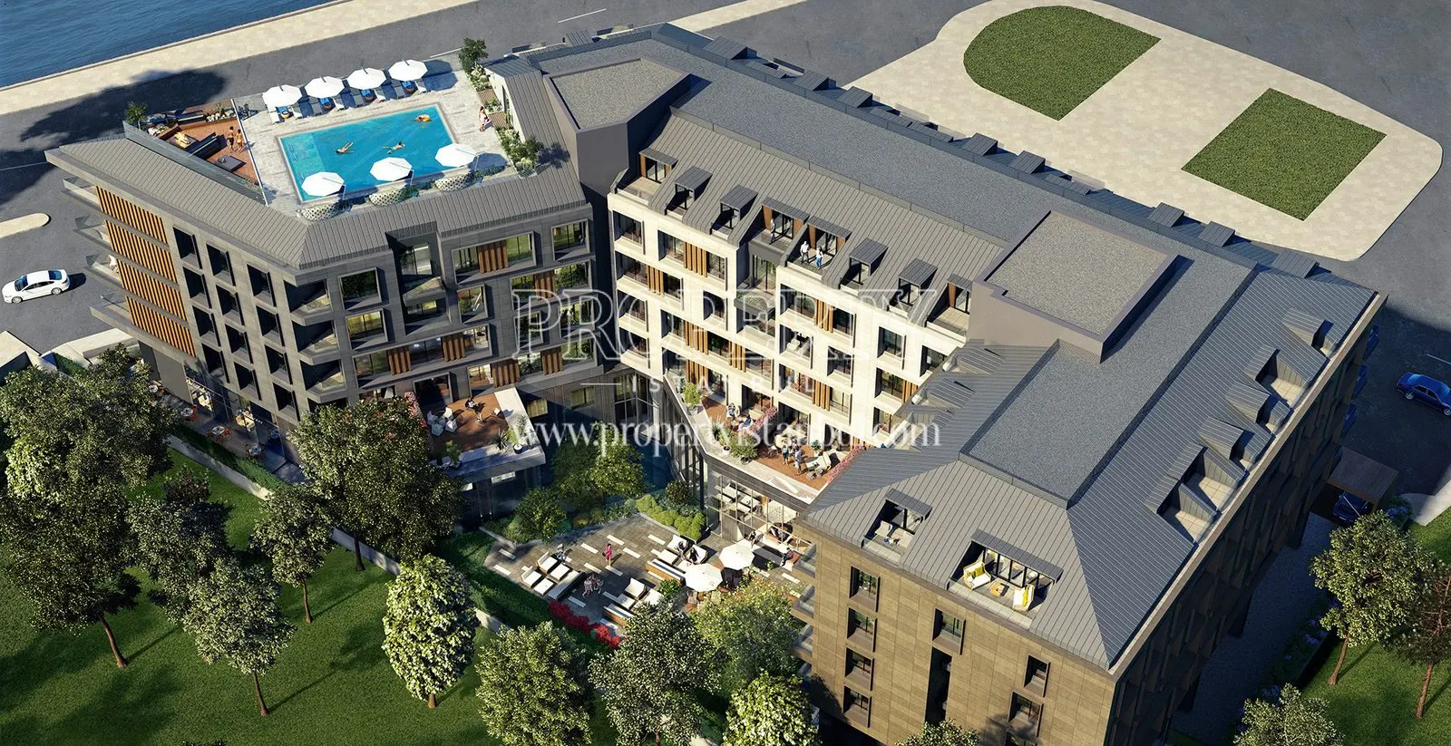 Nidapark Ayyildiz building from the top