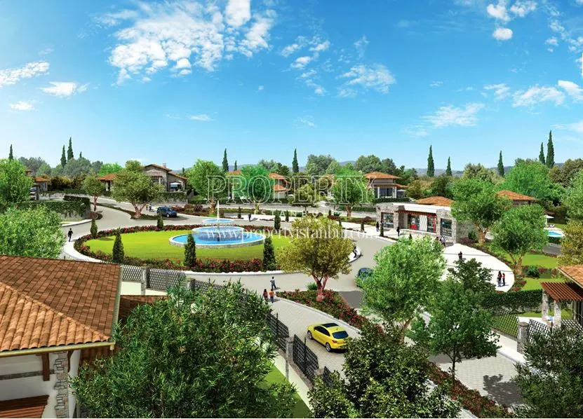 The square in the Park Village compound