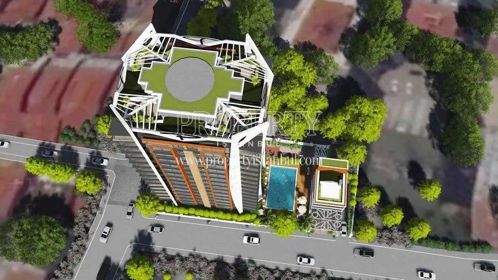 Perk Residence building from the top