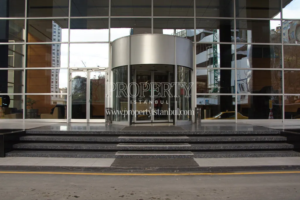 The entrance of Polat Tower Residence