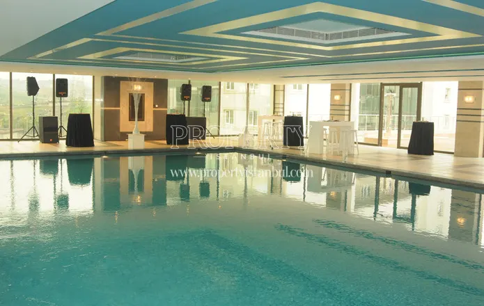 Indoor swimming pool in Regnum Astrum Towers