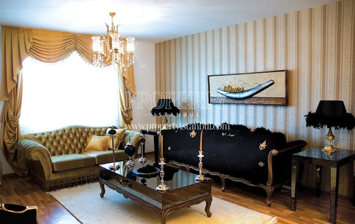 A living room in Regnum Astrum Towers