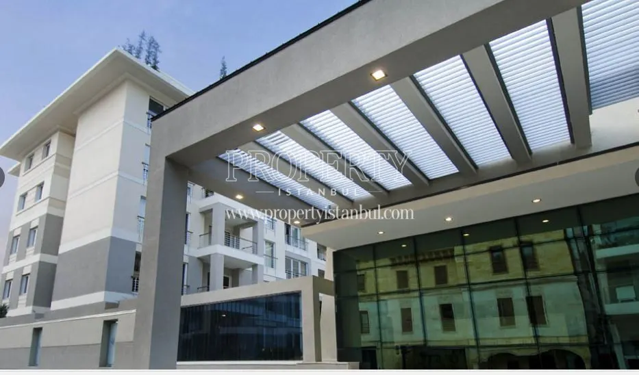 Exterior of Saban Residence building